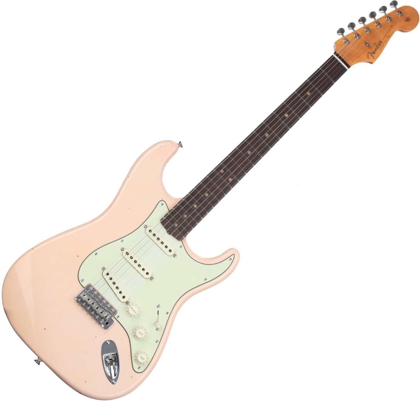 2023 S21 Fall-22 LTD Fender Stratocaster 64 JRN Super Faded Shell Pink