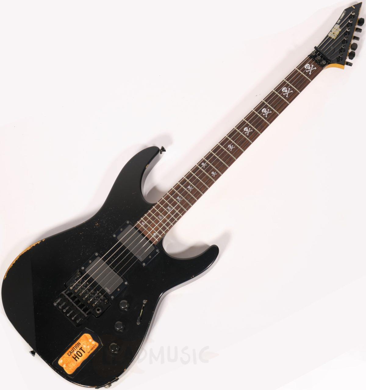 2018 ESP KH-2 Kirk Hammett Vintage Distressed Black