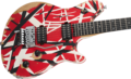 EVH Limited Edition Wolfgang Special Striped Series Red Black and White Aged 1