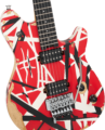 EVH Limited Edition Wolfgang Special Striped Series Red Black and White Aged 2