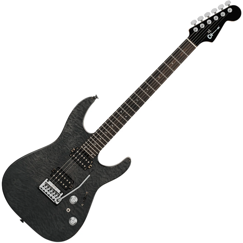 Charvel Pro-Mod Plus Dinky DK24 HH 2PT E QM Midnight Ocean