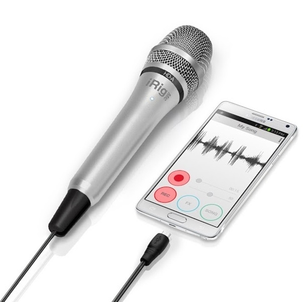 Micro chant pour iphone/tablette IRIG VOICE